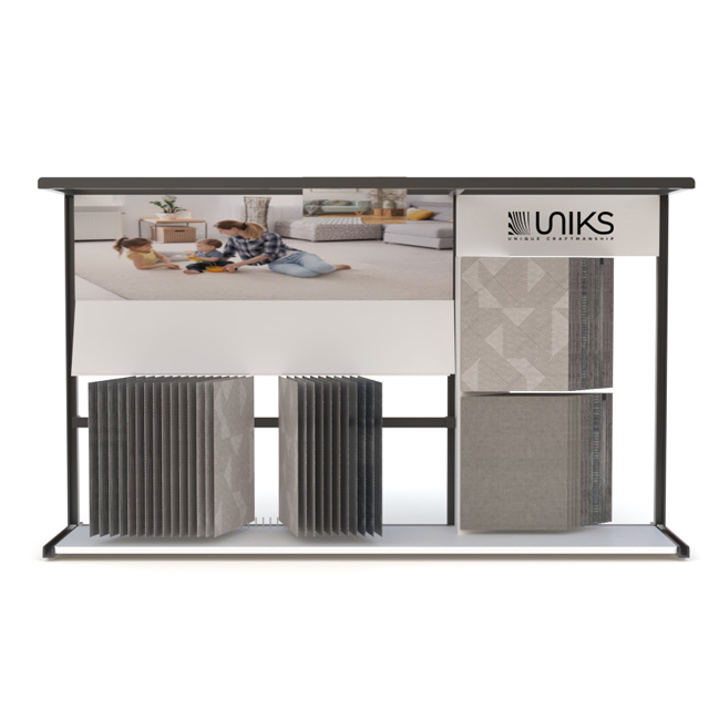 Door frame carpet rack